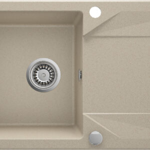 Zlewozmywak granitowy 1-komorowy z ociekaczem