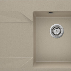 Zlewozmywak granitowy 1-komorowy z ociekaczem – lewy