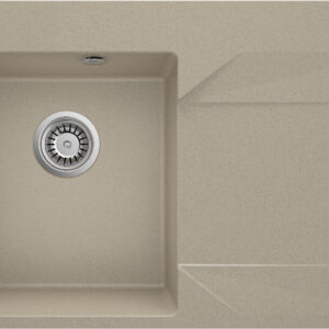 Zlewozmywak granitowy 1-komorowy z ociekaczem – prawy