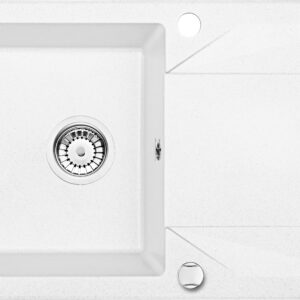 Zlewozmywak granitowy 1-komorowy z ociekaczem