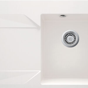 Zlewozmywak granitowy 1-komorowy z ociekaczem – lewy