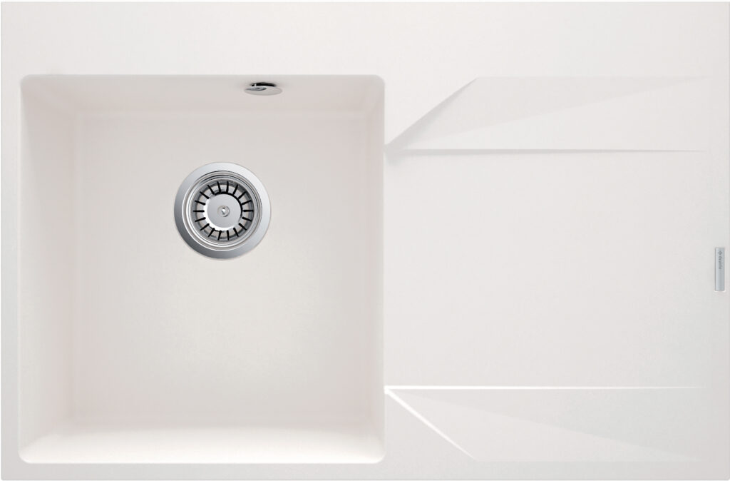 Zlewozmywak granitowy 1-komorowy z ociekaczem – prawy