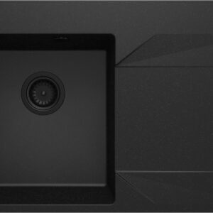 Zlewozmywak granitowy 1-komorowy z ociekaczem – prawy