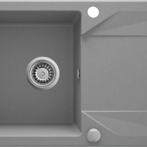 Zlewozmywak granitowy 1-komorowy z ociekaczem