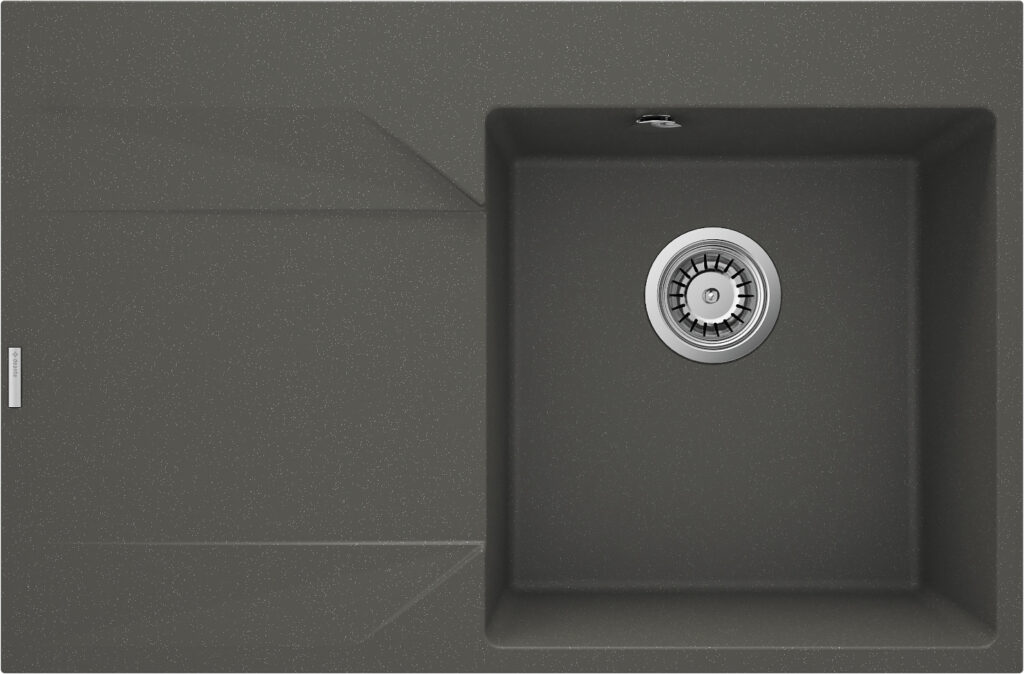 Zlewozmywak granitowy 1-komorowy z ociekaczem – lewy