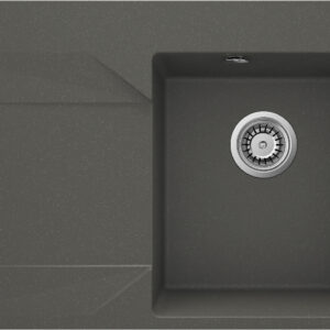 Zlewozmywak granitowy 1-komorowy z ociekaczem – lewy