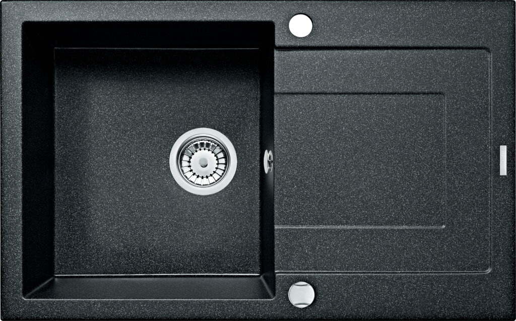 Zlewozmywak granitowy 1-komorowy z ociekaczem