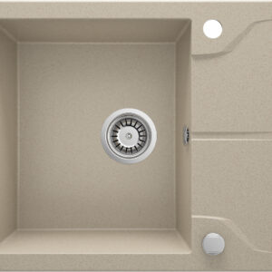 Zlewozmywak granitowy 1-komorowy z ociekaczem