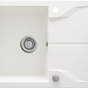 Zlewozmywak granitowy 1-komorowy z ociekaczem – montowany na równi z blatem