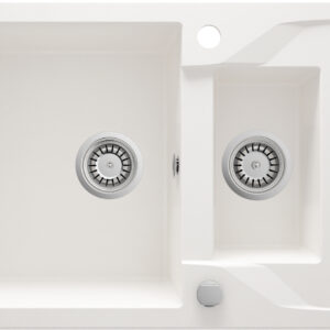 Zlewozmywak granitowy 1.5-komorowy z ociekaczem