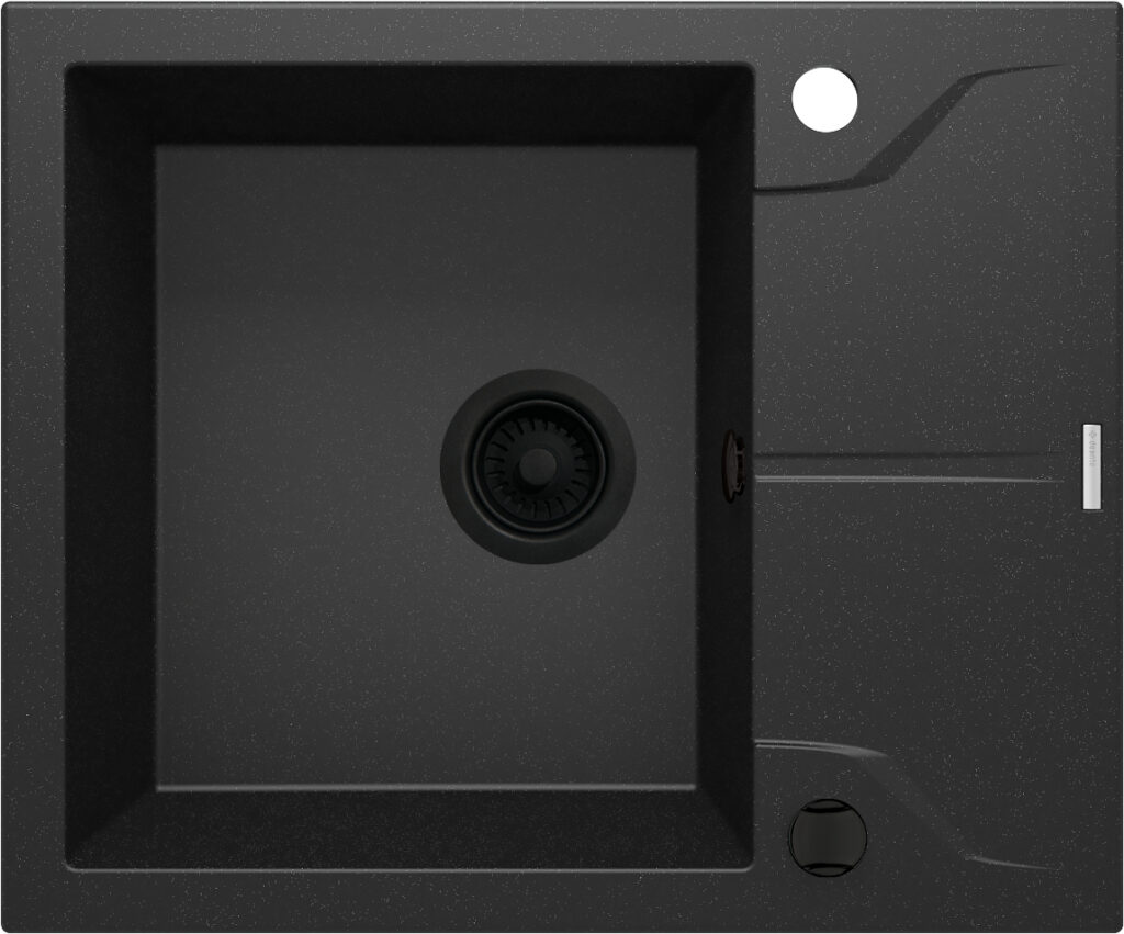 Zlewozmywak granitowy 1-komorowy z ociekaczem