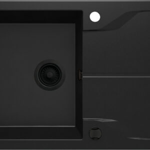 Zlewozmywak granitowy 1-komorowy z ociekaczem