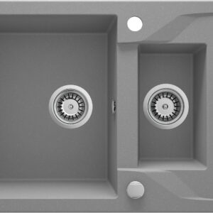 Zlewozmywak granitowy 1.5-komorowy z ociekaczem