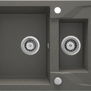 Zlewozmywak granitowy 1.5-komorowy z ociekaczem