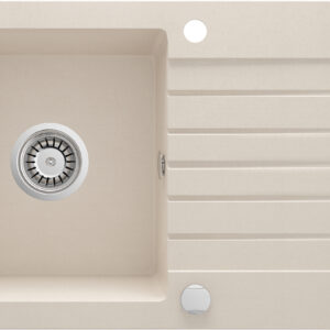 Zlewozmywak granitowy 1-komorowy z ociekaczem