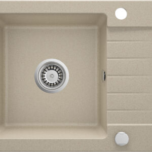 Zlewozmywak granitowy 1-komorowy z ociekaczem