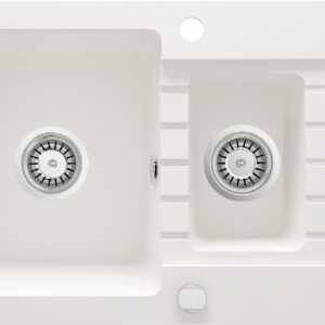 Zlewozmywak granitowy 1.5-komorowy z ociekaczem