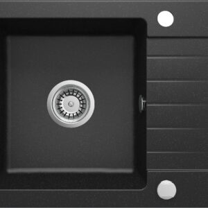 Zlewozmywak granitowy 1-komorowy z ociekaczem