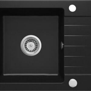 Zlewozmywak granitowy 1-komorowy z ociekaczem