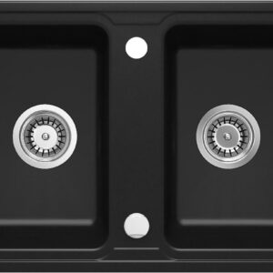 Zlewozmywak granitowy 2-komorowy