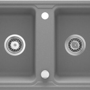 Zlewozmywak granitowy 2-komorowy