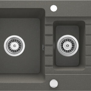 Zlewozmywak granitowy 1.5-komorowy z ociekaczem