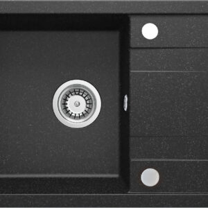 Zlewozmywak granitowy 1-komorowy z ociekaczem