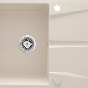 Zlewozmywak granitowy 1-komorowy z ociekaczem