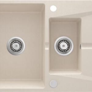 Zlewozmywak granitowy 1.5-komorowy z ociekaczem