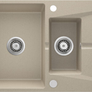 Zlewozmywak granitowy 1.5-komorowy z ociekaczem