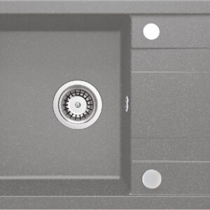 Zlewozmywak granitowy 1-komorowy z ociekaczem