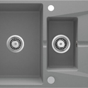 Zlewozmywak granitowy 1.5-komorowy z ociekaczem