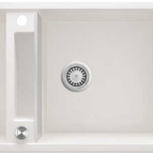 Zlewozmywak granitowy magnetyczny 2-komorowy z ociekaczem