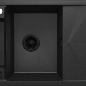 Zlewozmywak granitowy magnetyczny 1-komorowy z ociekaczem