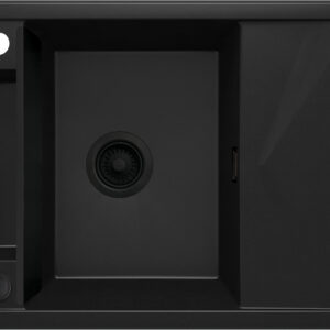 Zlewozmywak granitowy magnetyczny 1-komorowy z ociekaczem