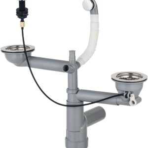 Syfon do zlewozmywaka granitowego 1.5- i 2-komorowego – Space-Saver