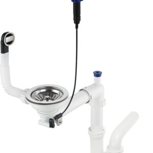 Syfon do zlewozmywaka granitowego 1-komorowego – Space-Saver