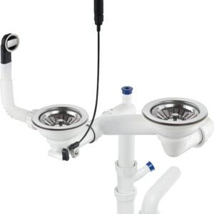 Syfon do zlewozmywaka granitowego 1.5- i 2-komorowego – Space-Saver