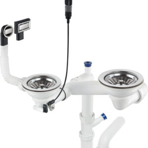 Syfon do zlewozmywaka granitowego 1.5- i 2-komorowego – Space-Saver