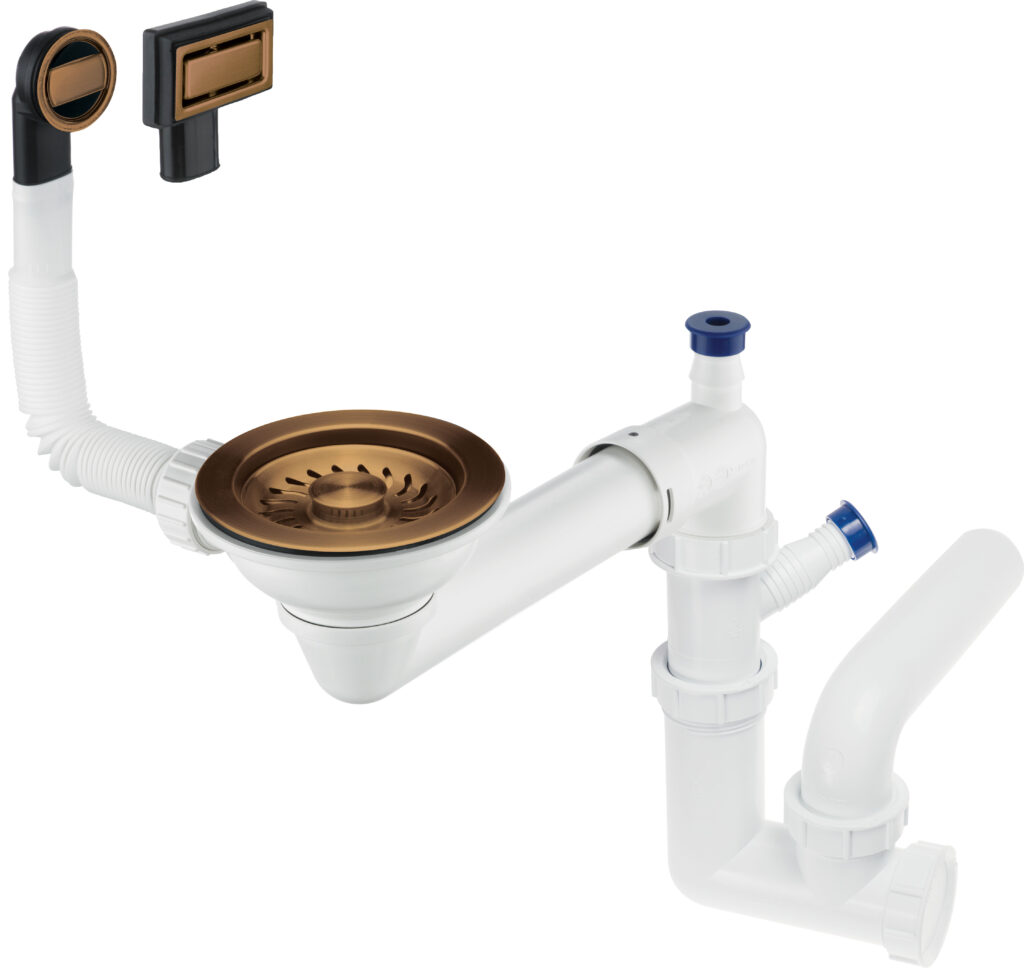 Syfon do zlewozmywaka 1-komorowego – Space-Saver