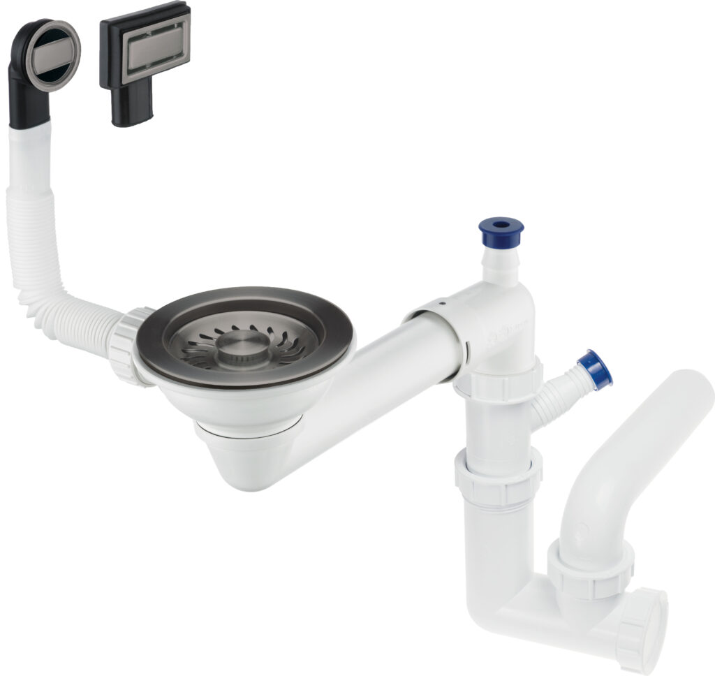 Syfon do zlewozmywaka 1-komorowego – Space-Saver