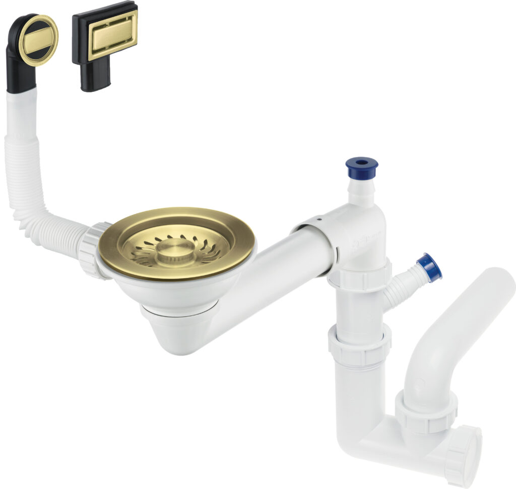 Syfon do zlewozmywaka 1-komorowego – Space-Saver