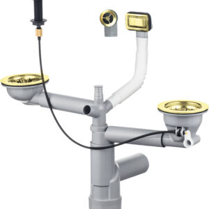 Syfon do zlewozmywaka granitowego 1.5- i 2-komorowego – Space-Saver