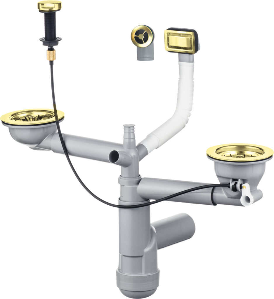 Syfon do zlewozmywaka granitowego 1.5- i 2-komorowego – Space-Saver