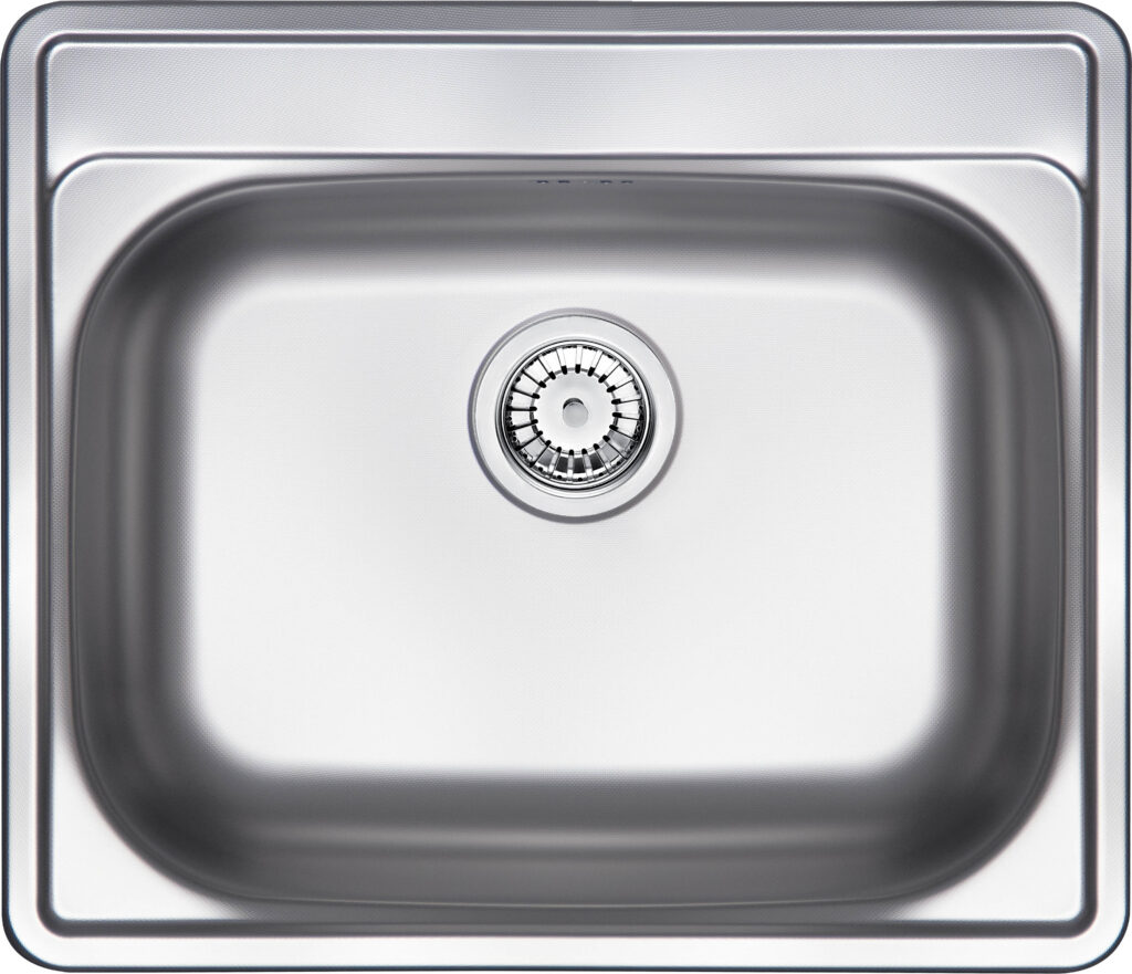 Zlewozmywak stalowy 1-komorowy