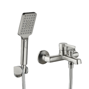 Alita – bateria wannowa ścienna z zestawem natryskowym