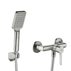 Alita – bateria natryskowa ścienna z zestawem natryskowym