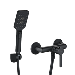 Alita – bateria natryskowa ścienna z zestawem natryskowym