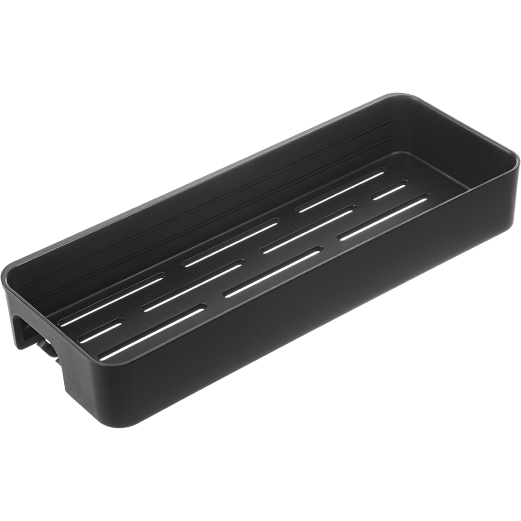 APO półka łazienkowa ścienna, z rantem