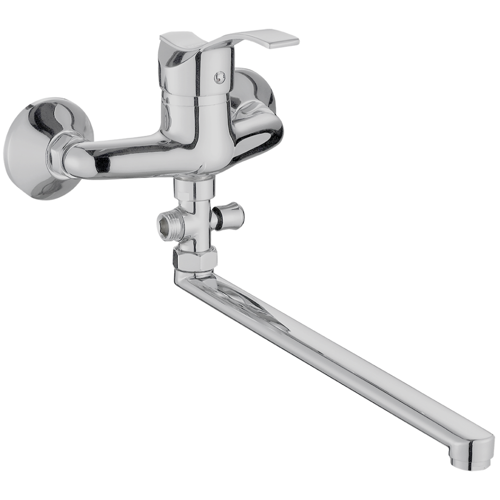 ARGO bateria wannowa ścienna z ruchomą wylewką bez zestawu natryskowego